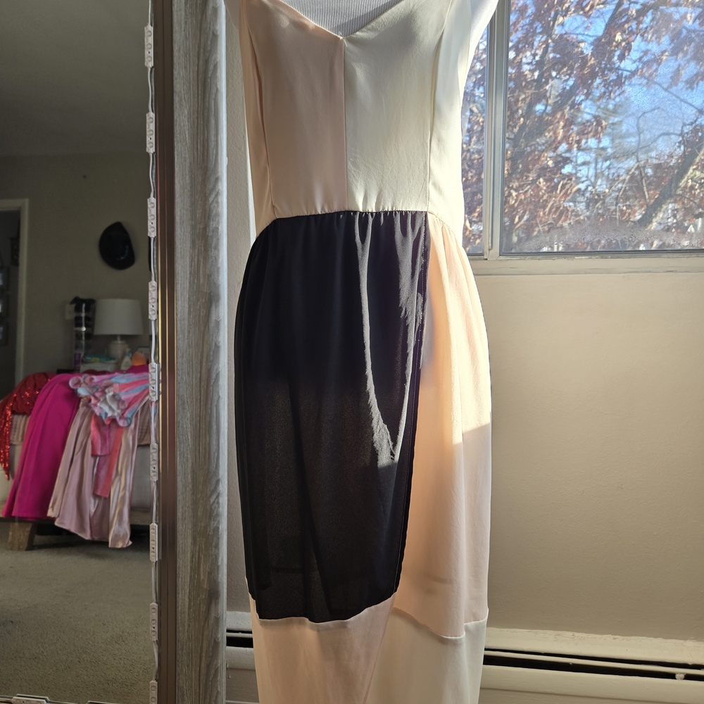 Akira Red Label Colorblock Dress Medium - Picture 3 of 13